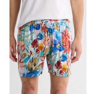 Raga Man Summer Floral Print Shorts SZ L